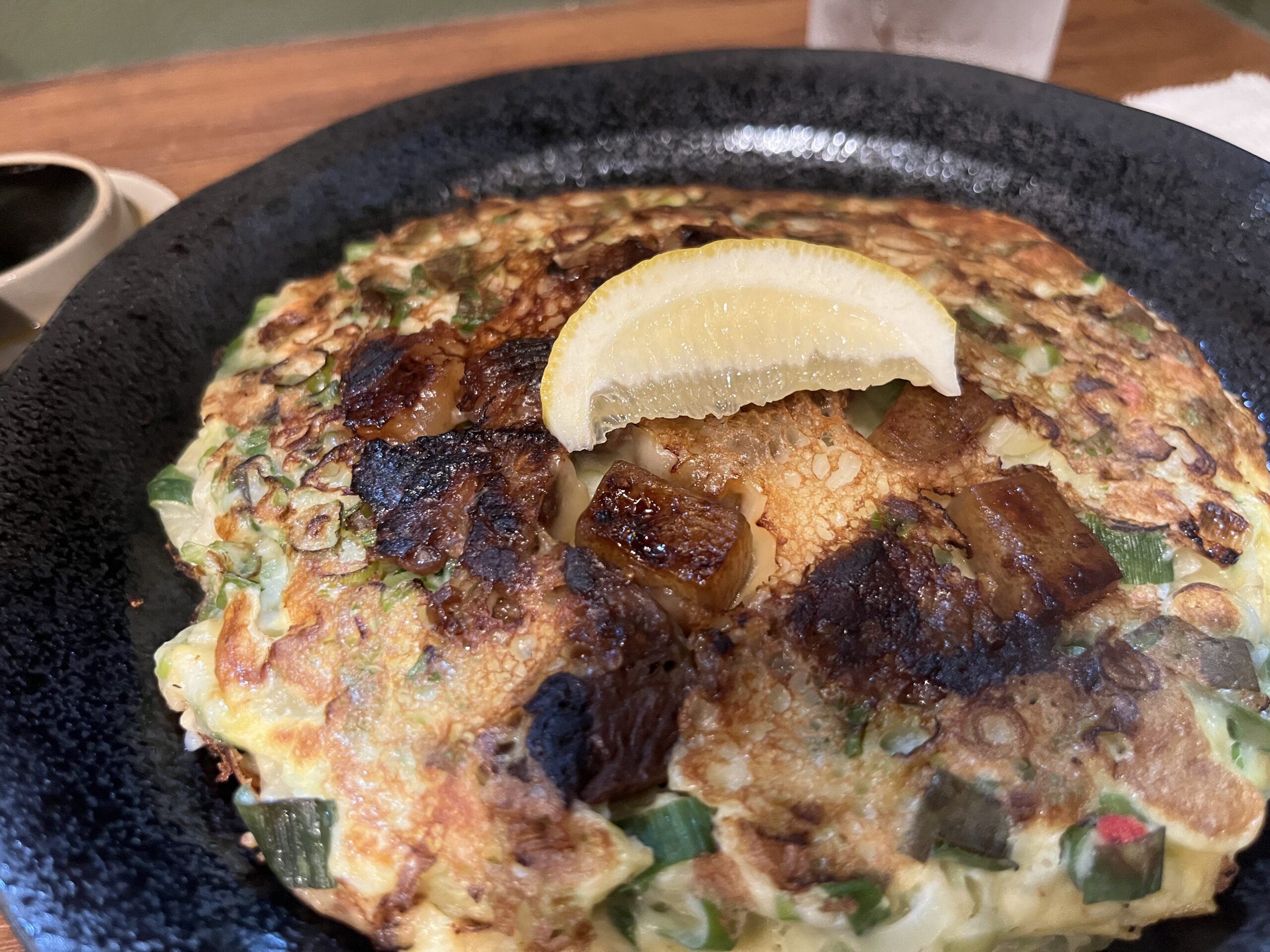住吉にあった「ねぎ焼きみつい」が菅原町の駅近に9月12日に移転した